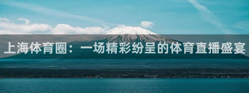 上海体育圈：一场精彩纷呈的体育直播盛宴